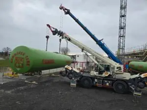 Neue Tankstelle in St-Aubin FR